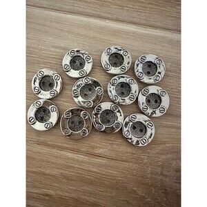 Vintage Industrial Screw Buttons Plastic (11)